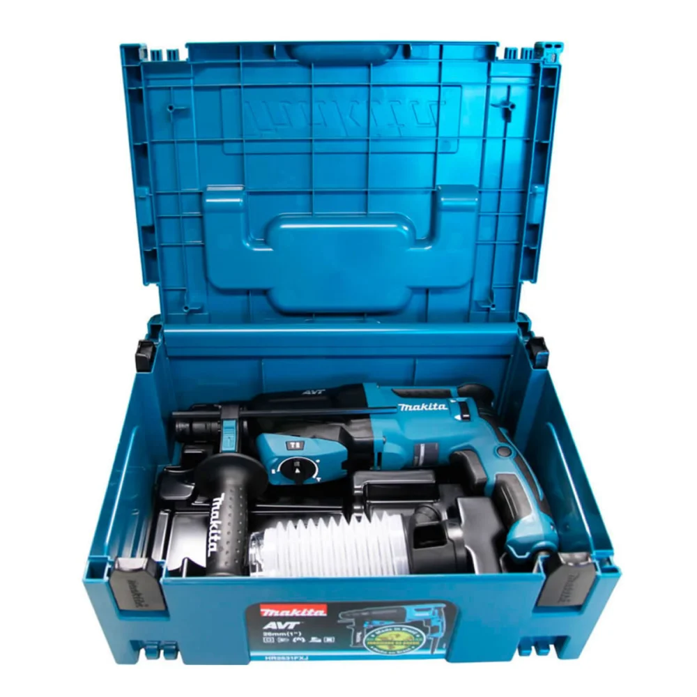 Martelete Combinado 26mm 830 Watts e Maleta MAK-PAC HR2631FXJ Makita 110 Volts