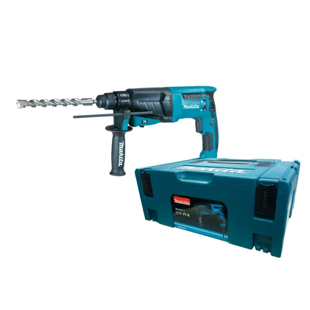 Martelete Combinado 26mm 830 Watts e Maleta para Transporte HR2630J Makita Outlet 220 Volts