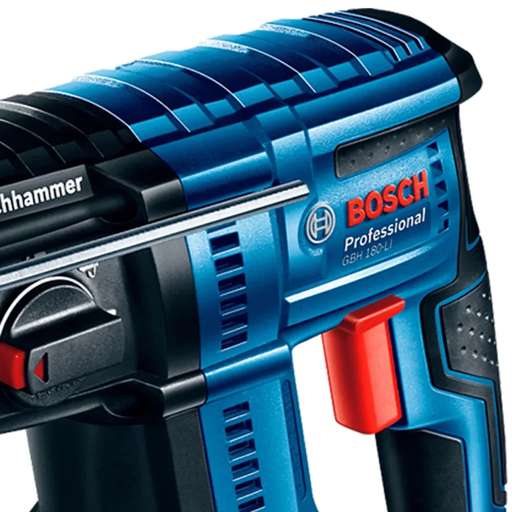 Martelete Perfurador à Bateria GBH 180-LI e 2 Baterias 18V com Maleta Bosch