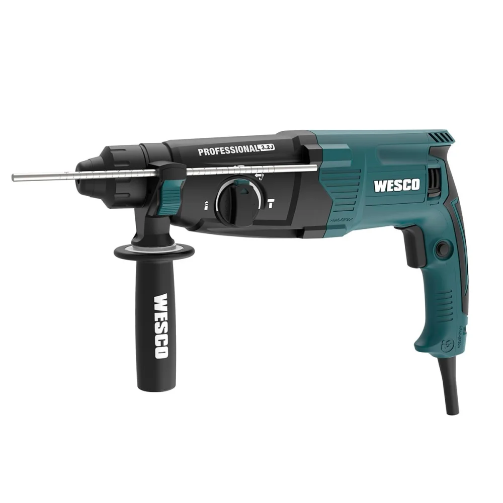 Martelete Perfurador Rompedor 28mm 900 Watts e Maleta WS3228K Wesco