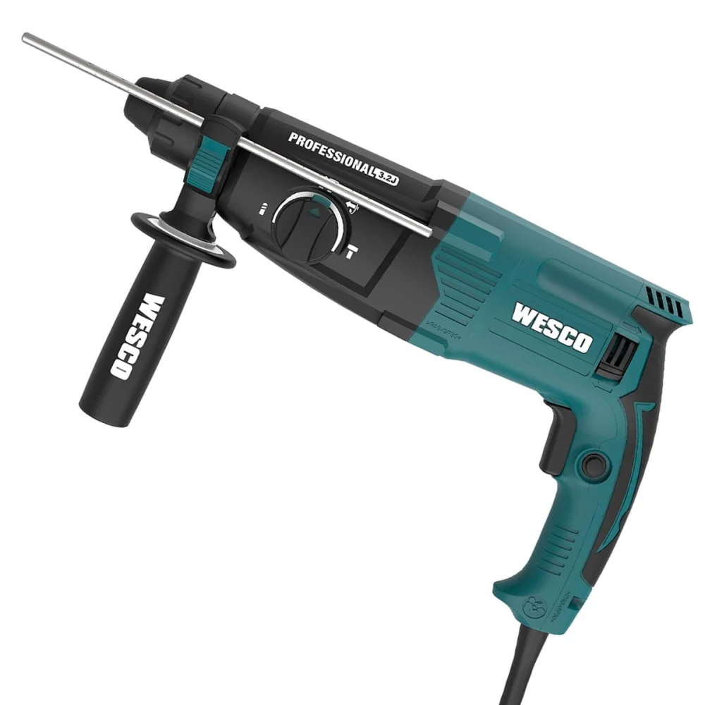 Martelete Perfurador Rompedor 28mm 900 Watts e Maleta WS3228K Wesco
