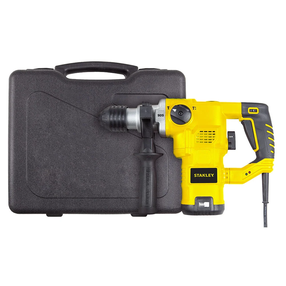 Martelete Perfurador Rompedor SDS Plus 3 Modos 1250 Watts STHR1232K-B2 Stanley 220 Volts