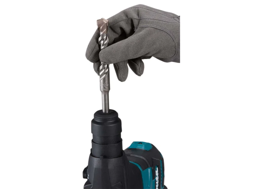 Martelete Rotativo 12V e Óculos Brocas Ponteira Talhadeira HR166DSAJ P Makita