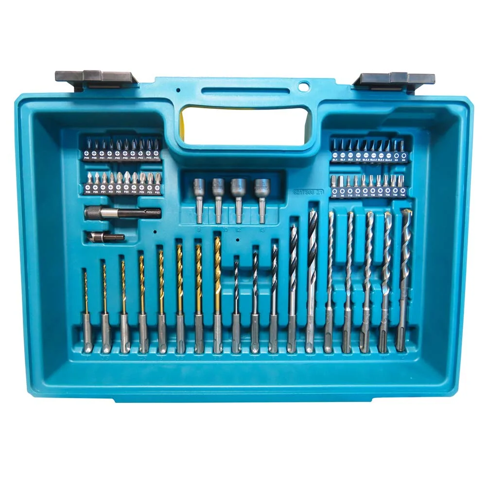 Martelete Rotativo à Bateria e 61 Acessórios HR166DWAX1 Makita