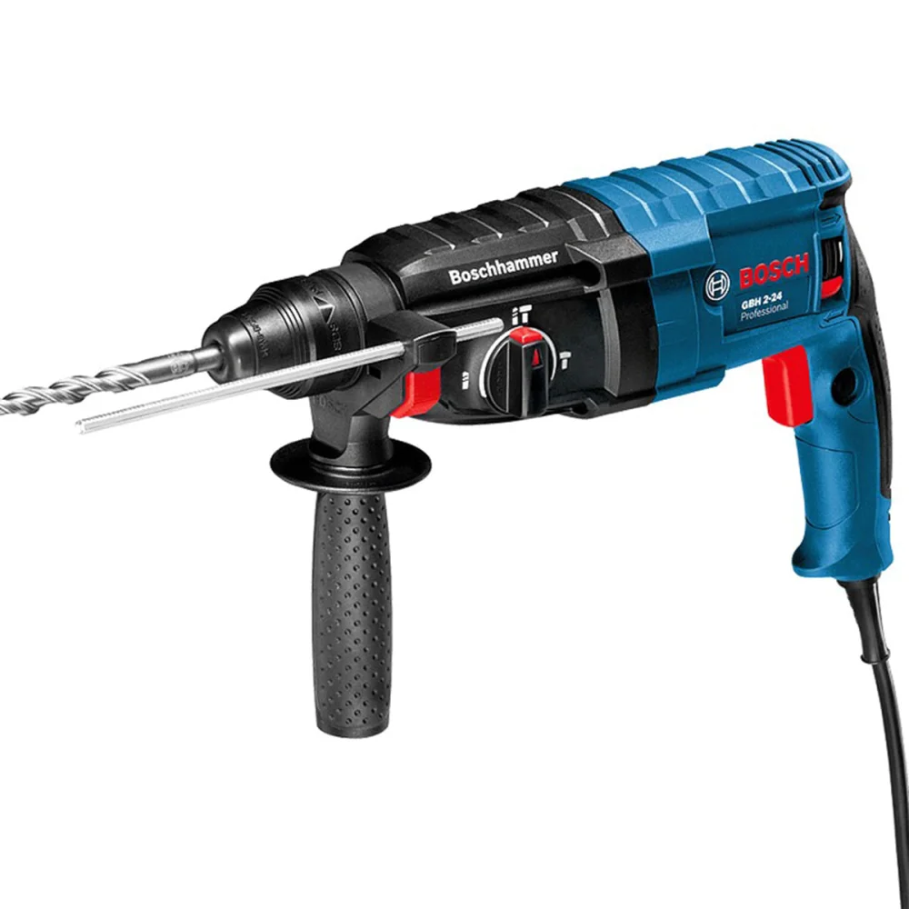 Martelete Rotativo Perfuração 820 Watts GBH 2 24-D Bosch Outlet 110 Volts