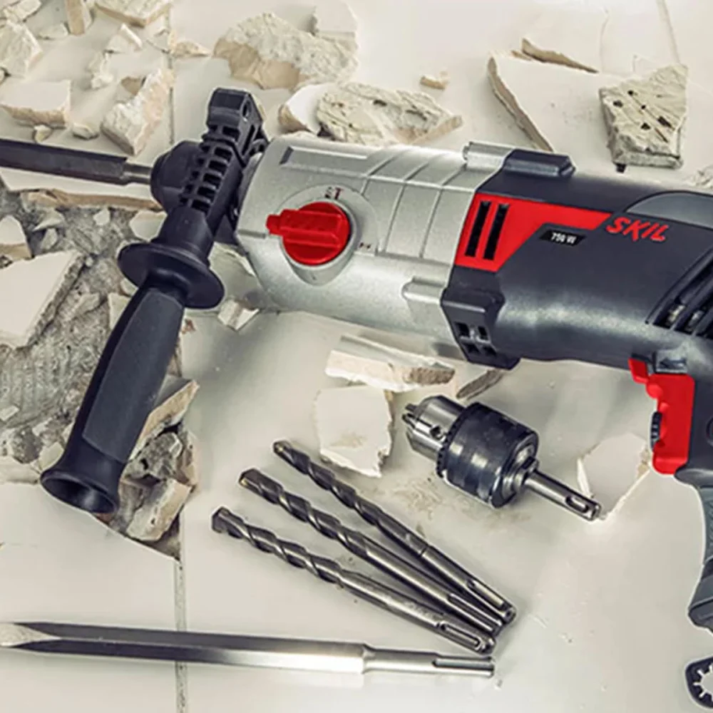 Martelo Eletropneumático SDS 1859 750 Watts com Maleta e Acessórios Skil Outlet 220 Volts