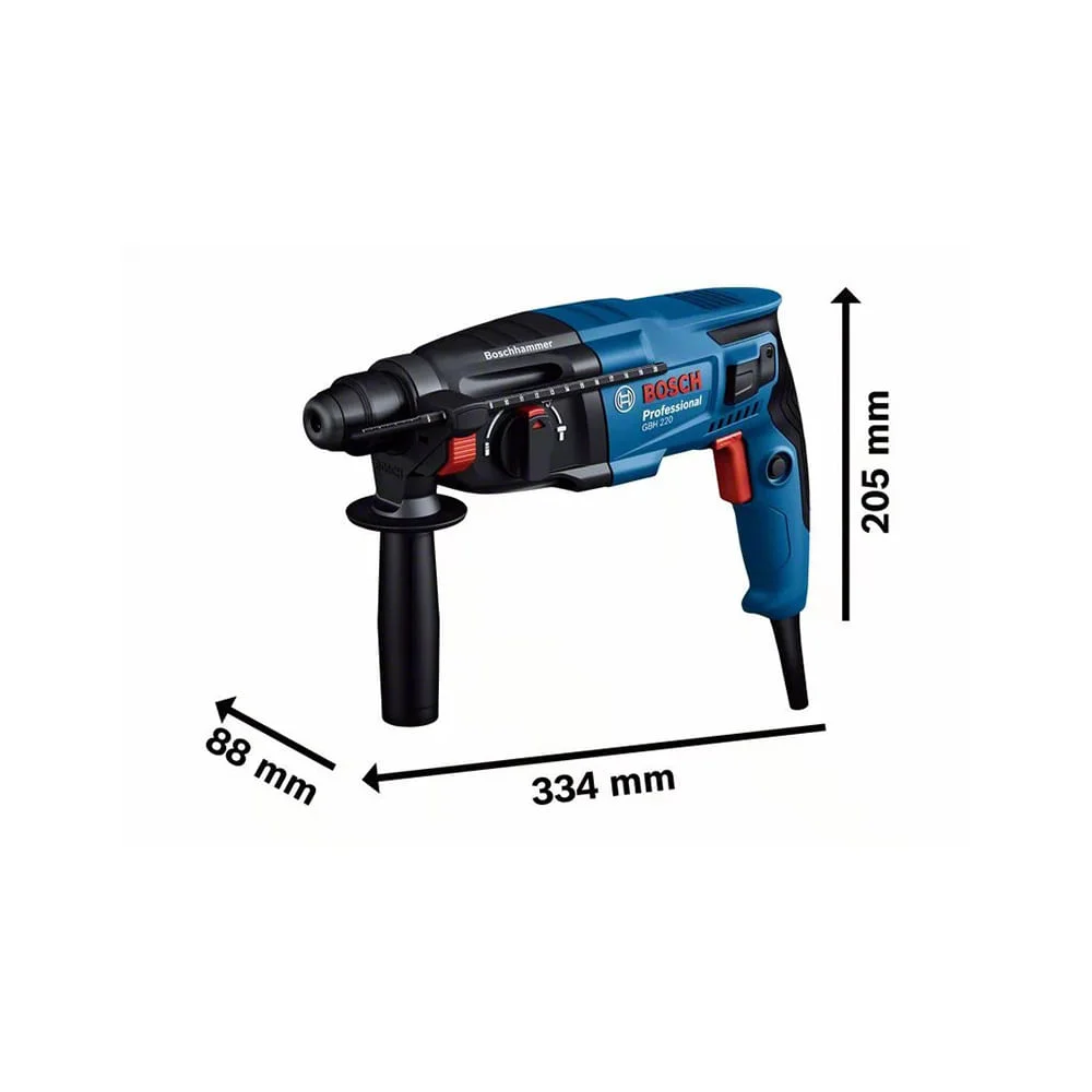 Martelo Perfurador com SDS Plus GBH 220 Bosch