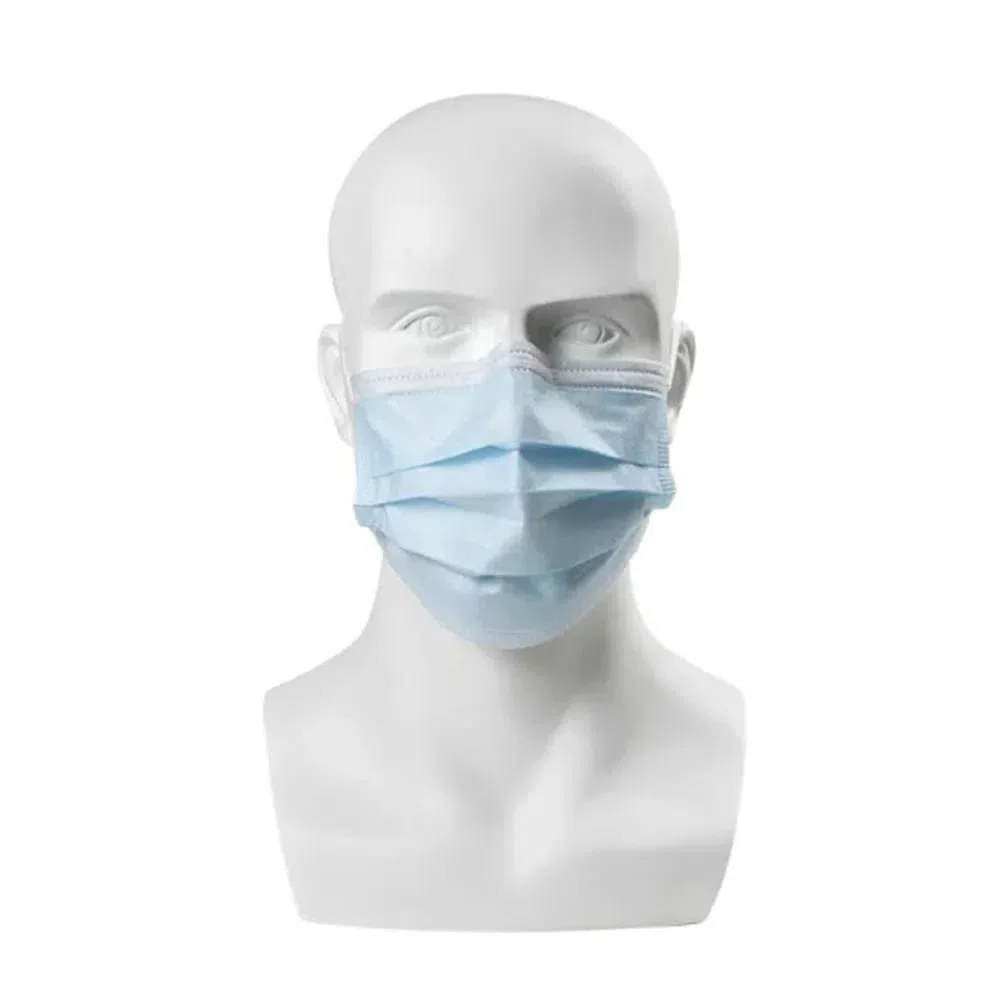 Máscara Facial Tripla Cirúrgica com Elástico 50 Unidades