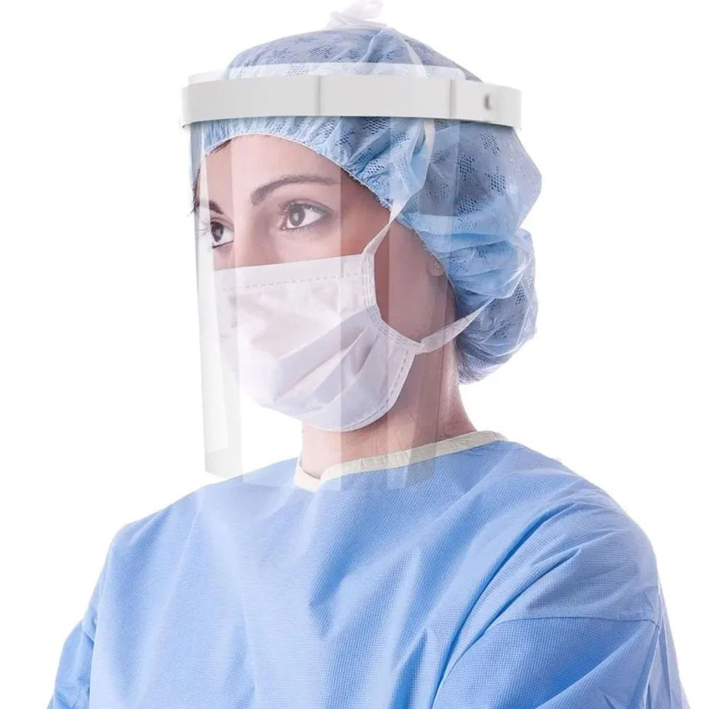 Máscara Protetor Facial com Visor Transparente Face Shield