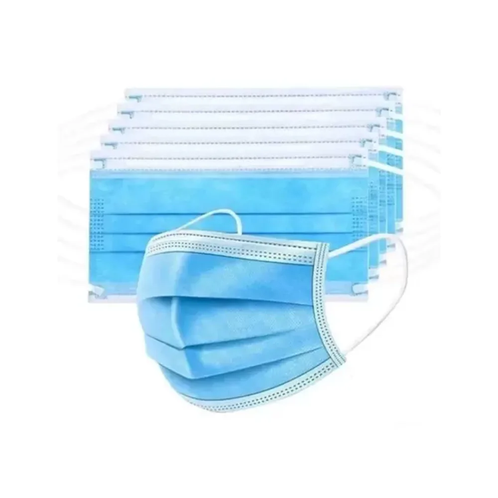 Máscaras Infantil Tripla Camada Descartável Azul Claro 001403-I SPk 25 Unidades