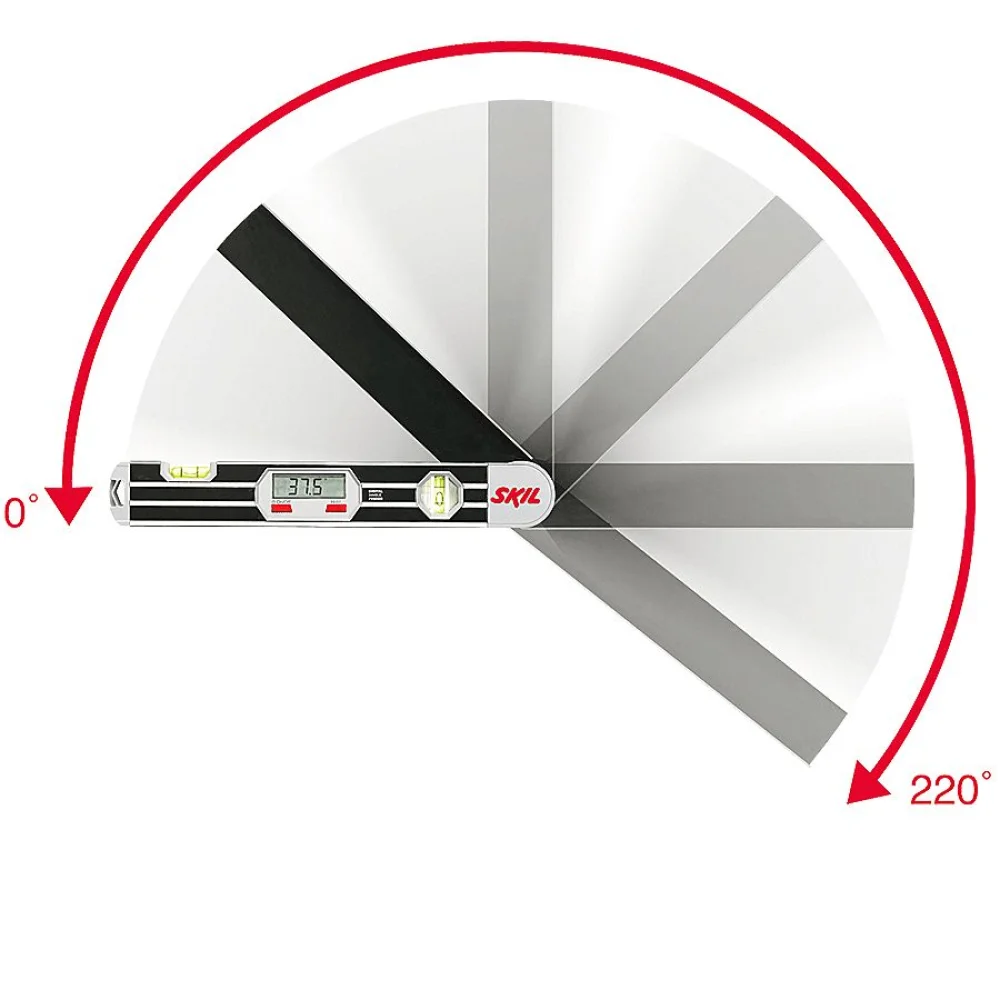 Medidor de Ângulo Digital 0º à 220º 0580 F0150580JB Skil