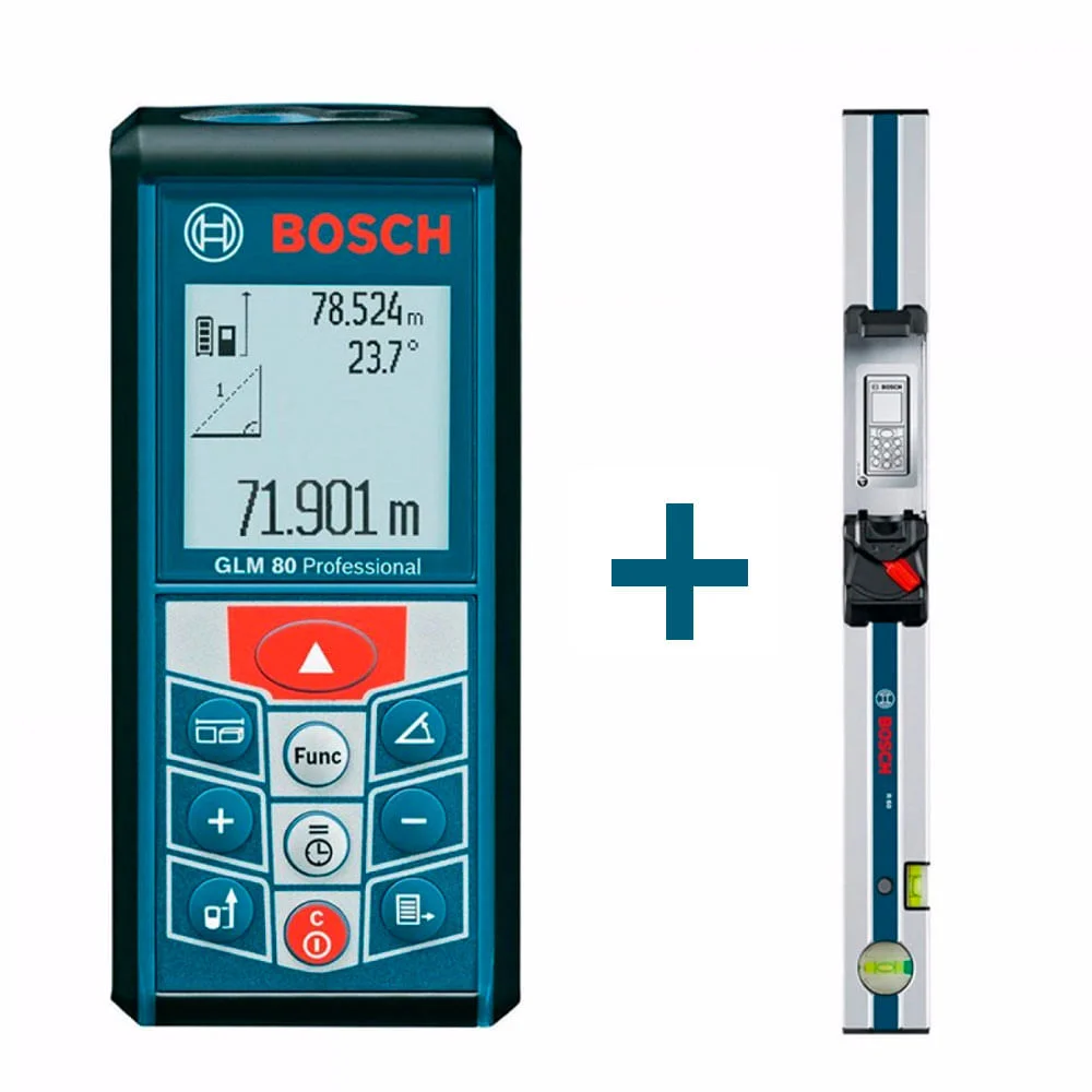 Medidor Laser de Distancia GLM 80 e R 60 Professional Bosch