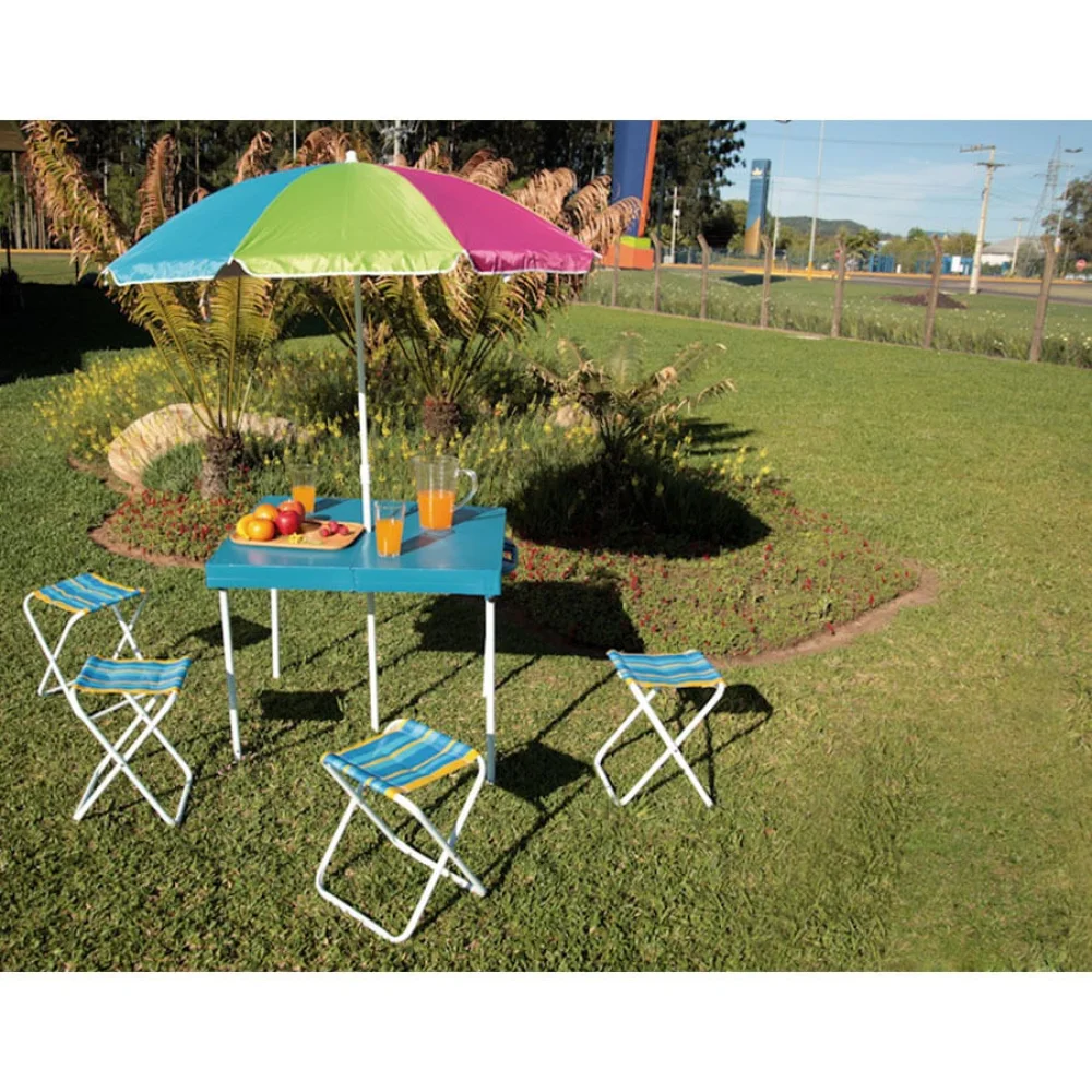 Mesa Prática com Banquetas 003403 Mor