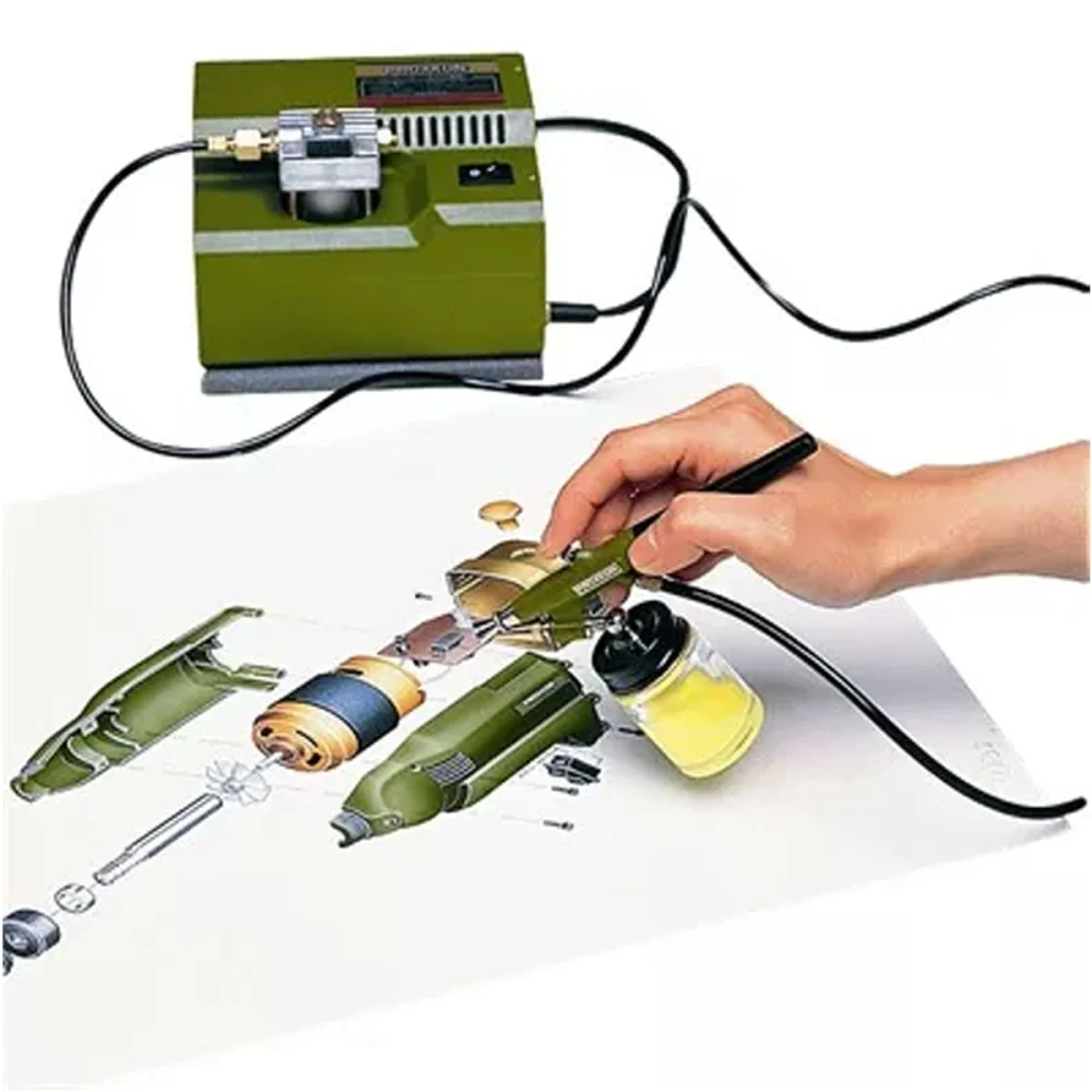 Micro Compressor Mk 240 Com Aerógrafo Ab 100 27120 Proxxon Micro Compressor Mk 240 Com Aerógrafo Ab 100 27120 Proxxon