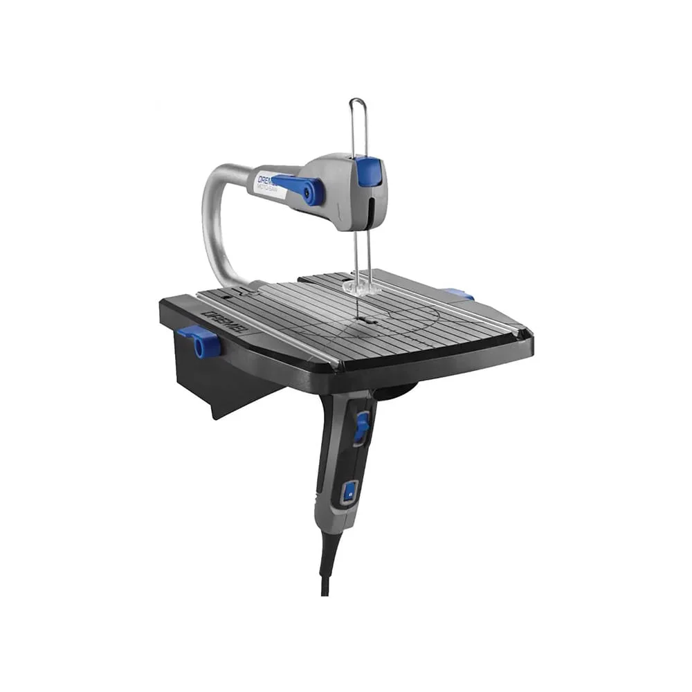 Micro Serra Tico Tico de Mão/Bancada 70W e Maleta e 12 Acessórios Moto-Saw Dremel