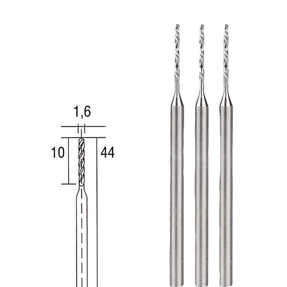 Microbroca HSS 1.6mm 28858 Proxxon 3 Unidades