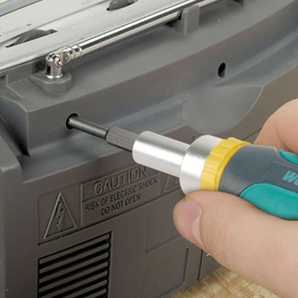 Mini Chave com Catraca e Bits 116mm 123700 Wolfcraft