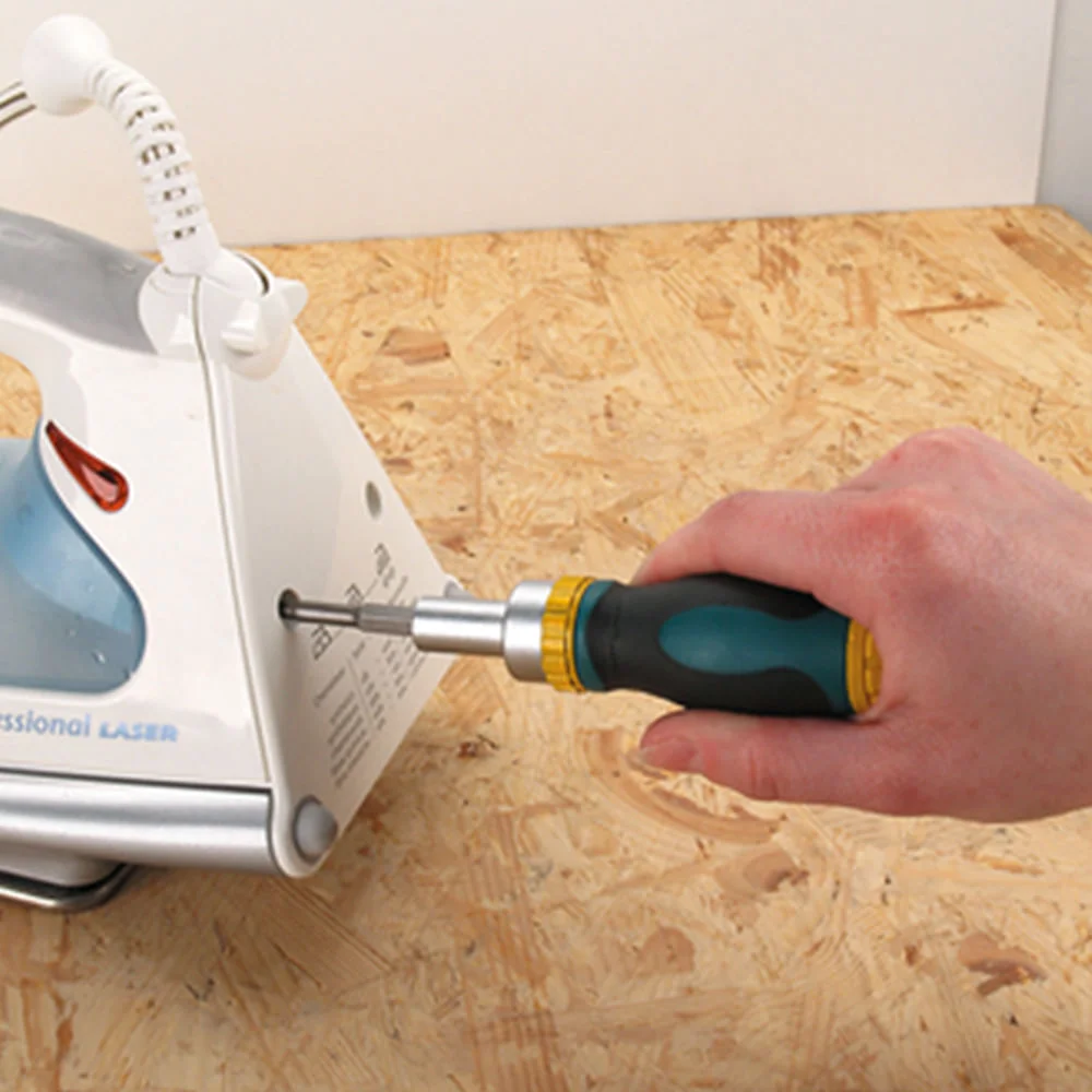 Mini Chave com Catraca e Bits 116mm 123700 Wolfcraft