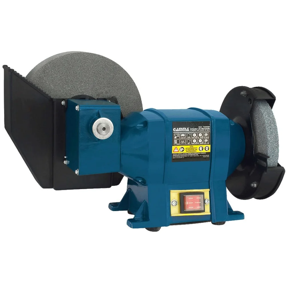Moto Esmeril com Cubeta dágua 400 Watts 1686BR Gamma Ferramentas Bivolt