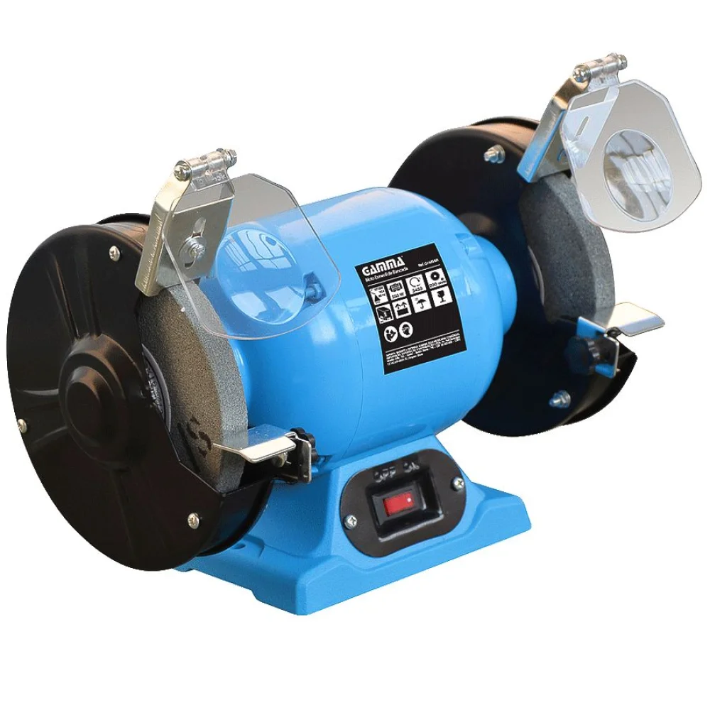 Moto Esmeril de Bancada 150mm 350 Watts G1684BR Gamma Ferramentas Bivolt