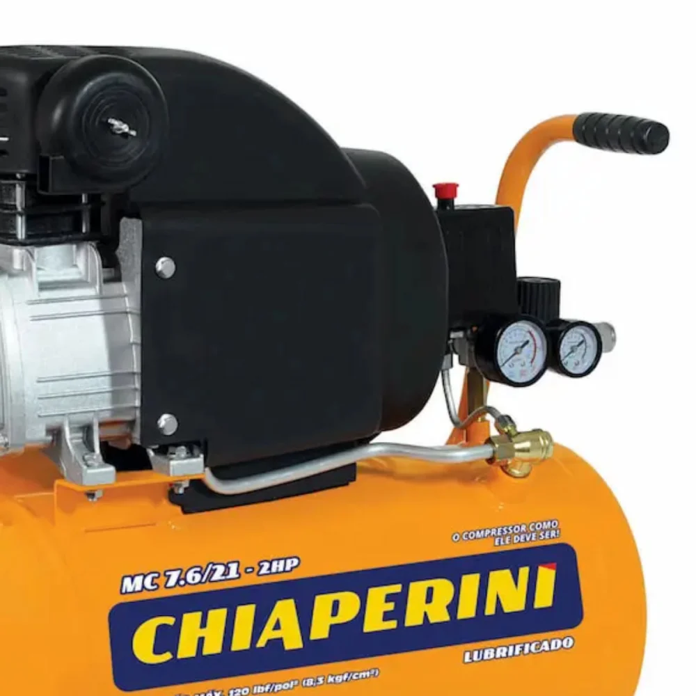 Motocompressor de Ar 7.6pcm 21 Litros 2HP 22832 Chiaperini