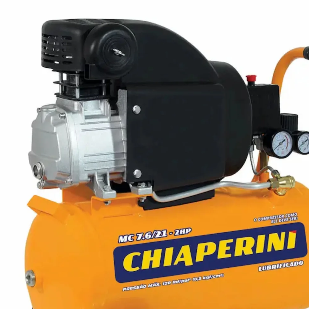 Motocompressor de Ar 7.6pcm 21 Litros 2HP 22832 Chiaperini