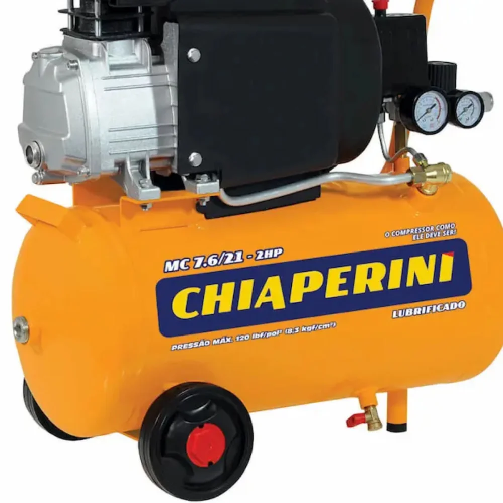 Motocompressor de Ar 7.6pcm 21 Litros 2HP 22832 Chiaperini