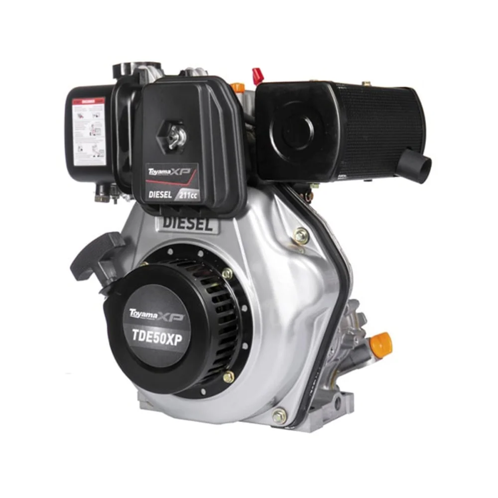 Motor à Diesel 5.0Hp 211Cc Eixo 3/4 Chavetado Partida Manual TDE50XP Toyama