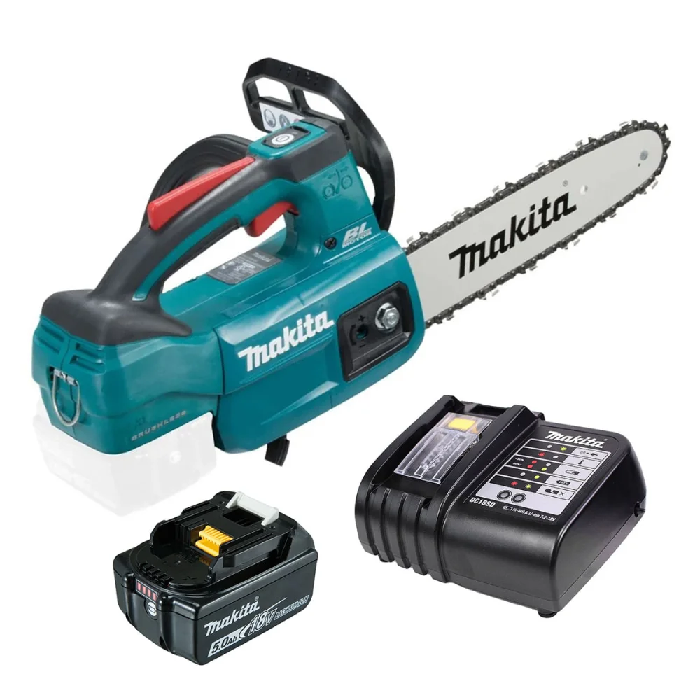 Motosserra à Bateria e Bateria 18V e Carregador DUC254ZC Makita