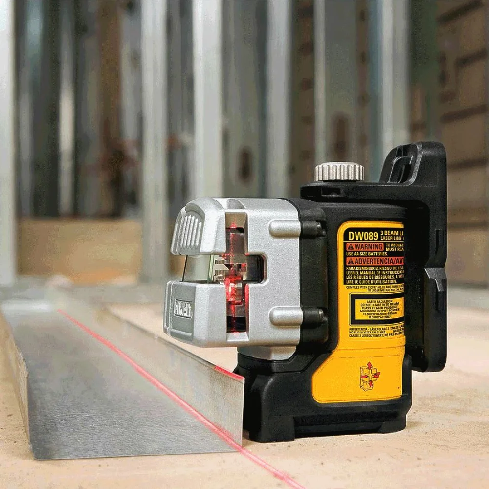 Nível a Laser Pontos em Cruz Nível Automático e Maleta e Base DW089K DeWalt