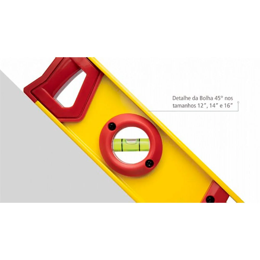 Nível de Alumínio 400mm com Perfil I KLIS16-S Starrett