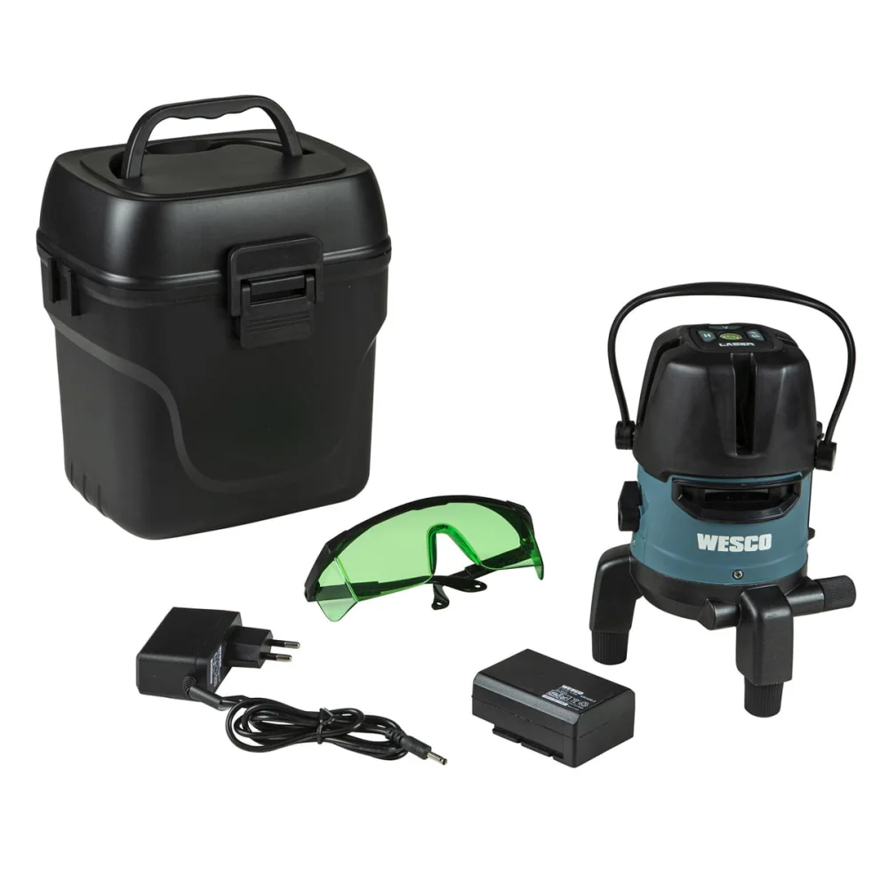 Nível Laser 5 Linhas Verde 10 Metros WS8911K Wesco