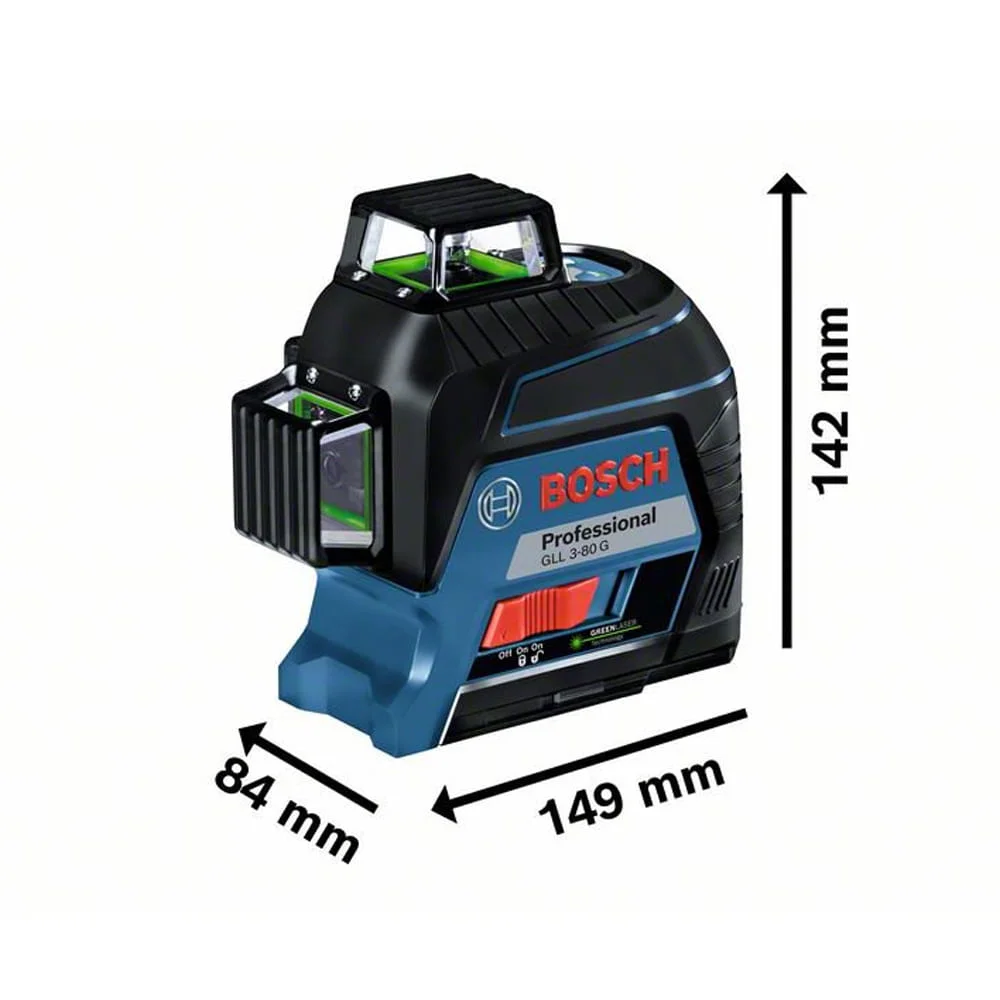 Nível Laser de Linhas GLL3-80 G Profissional Bosch