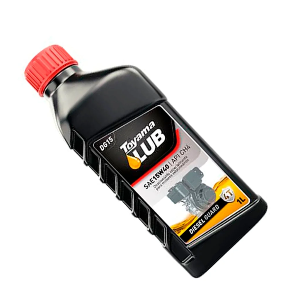 Óleo Lubrificante para Motores à Diesel DG15 4T 15W-40 CH-4 901-001 Toyama 1000ml