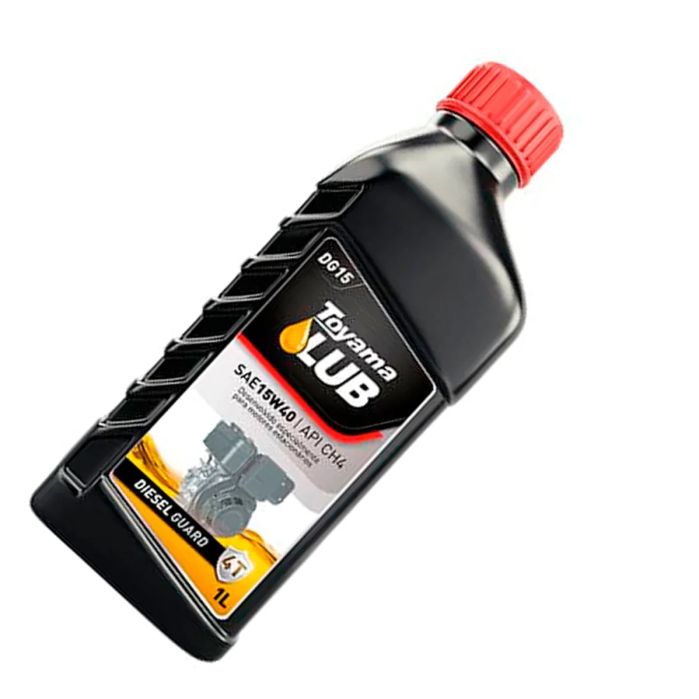 Óleo Lubrificante para Motores à Diesel DG15 4T 15W-40 CH-4 901-001 Toyama 1000ml