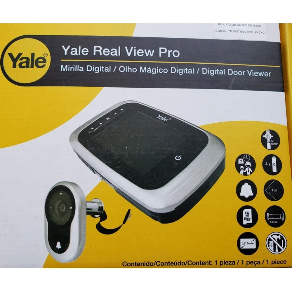 Olho Mágico Digital Real View Pro JY7001 Yale