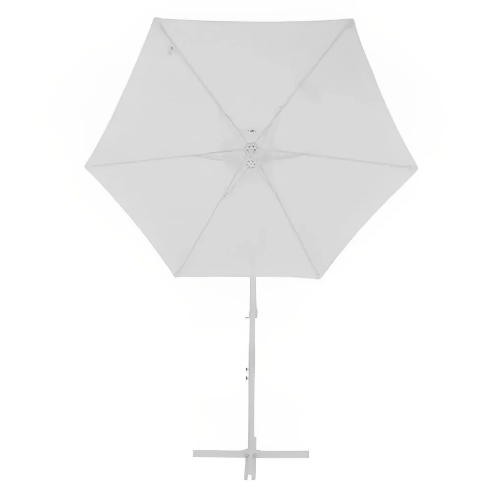 Ombrellone Suspenso Regulável com Manivela 250 Metros Belfix Outlet