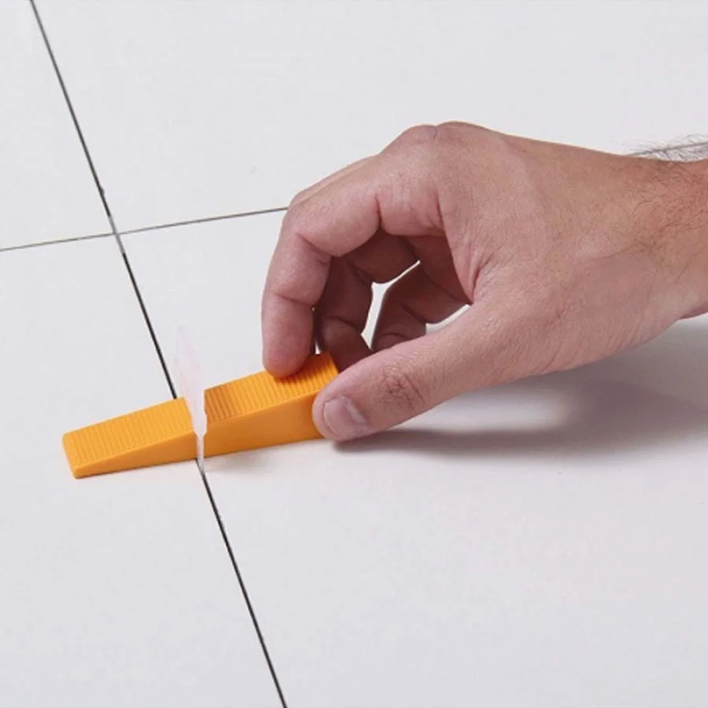 Pacote com 100 Cunhas Slim para Nivelamento de Revestimentos 61538 Cortag