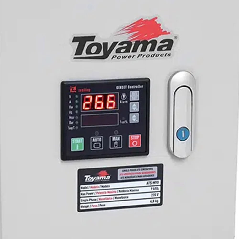Painel Ats Toyama Ats-M9D para Geradores TDG7500 e TDG8500 Serie XP
