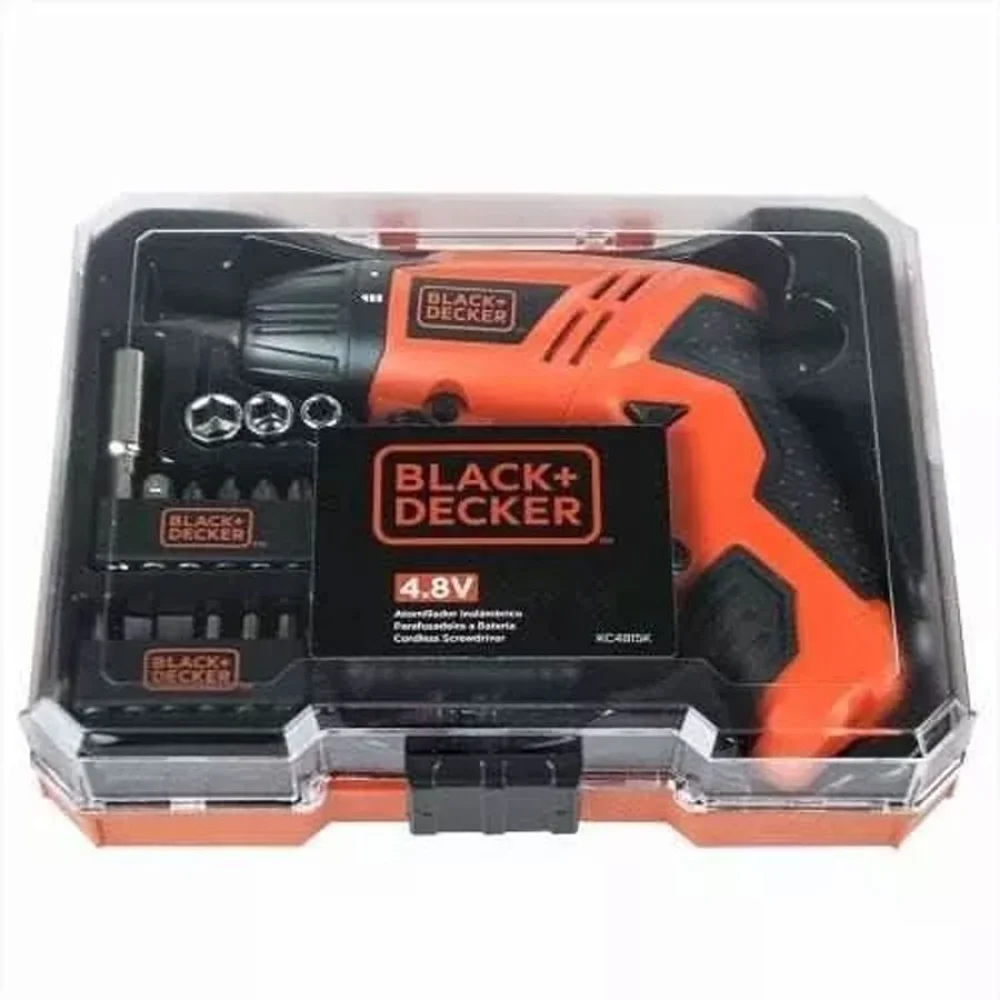 Parafusadeira à Bateria 48V e 16 Acessórios KC4815K BlackDecker