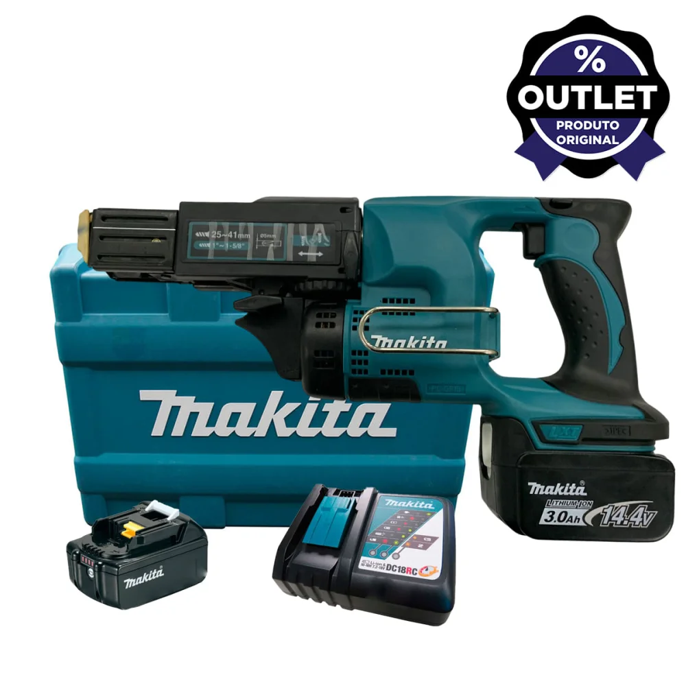 Parafusadeira de Auto Alimentação à Bateria 14.4V BFR440RFE Makita Outlet