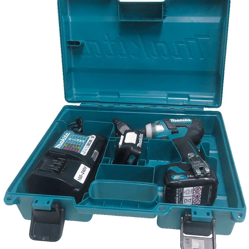 Parafusadeira de Impacto à Bateria 12V TD111DWYE Makita Bivolt