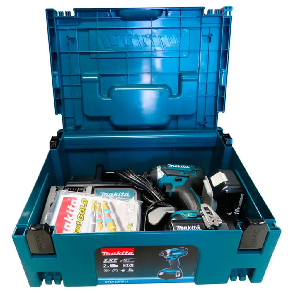 Parafusadeira de Impacto à Bateria 18V DTD152RFJ1 Makita