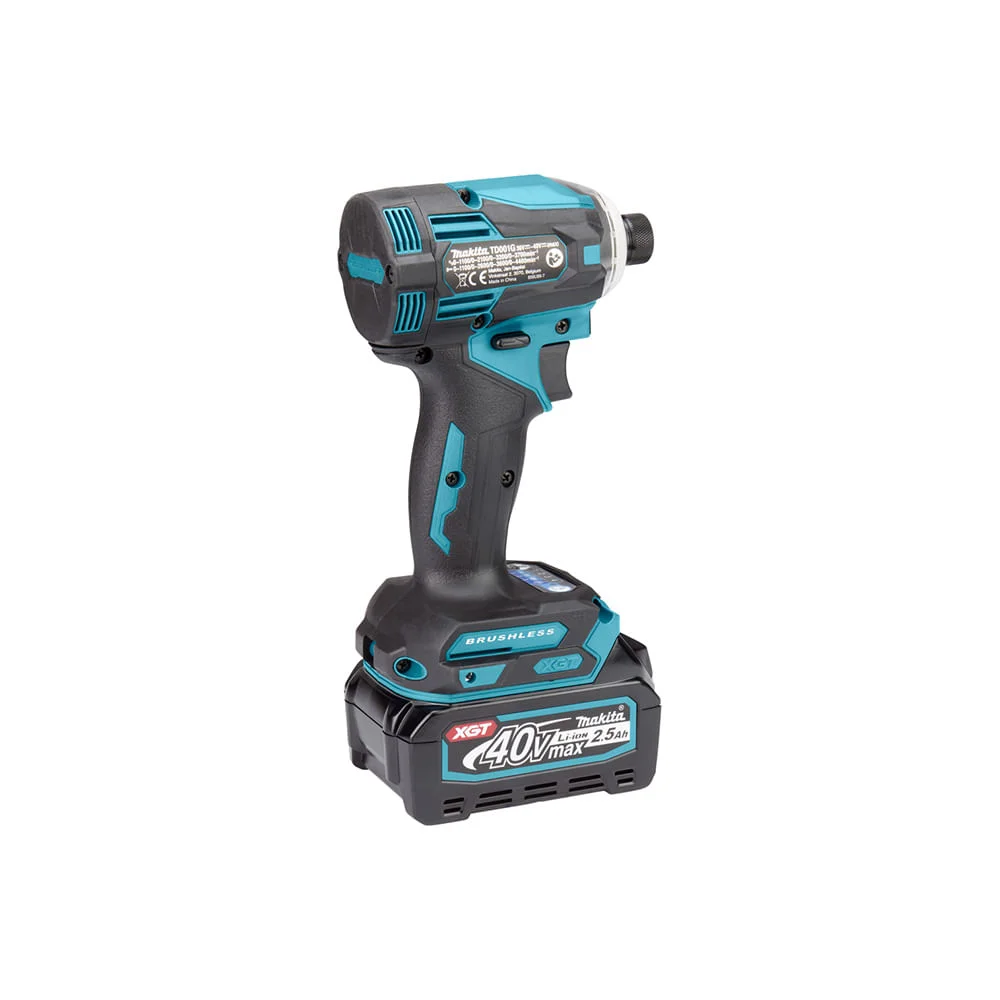 Parafusadeira de Impacto à Bateria 40V XGT 25 Ah TD001GD201 Makita