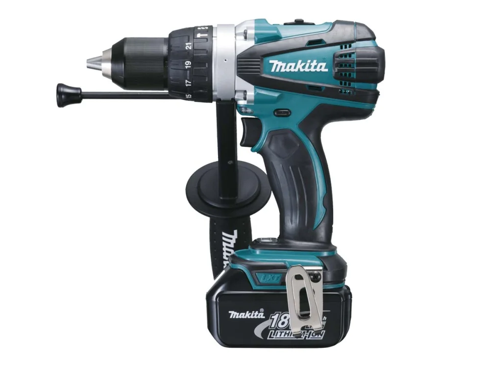 Parafusadeira e Furadeira 18V e Alicate e 5 Brocas e 37 Bits DHP458RFE-P Makita