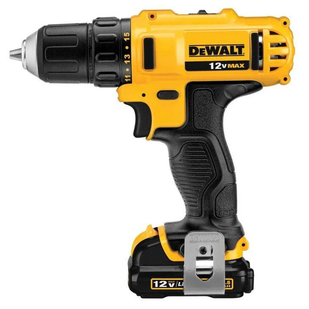 Parafusadeira e Furadeira 3/8 Pol 10mm 12V Max Ion Lítio DCD710D2-BR Dewalt