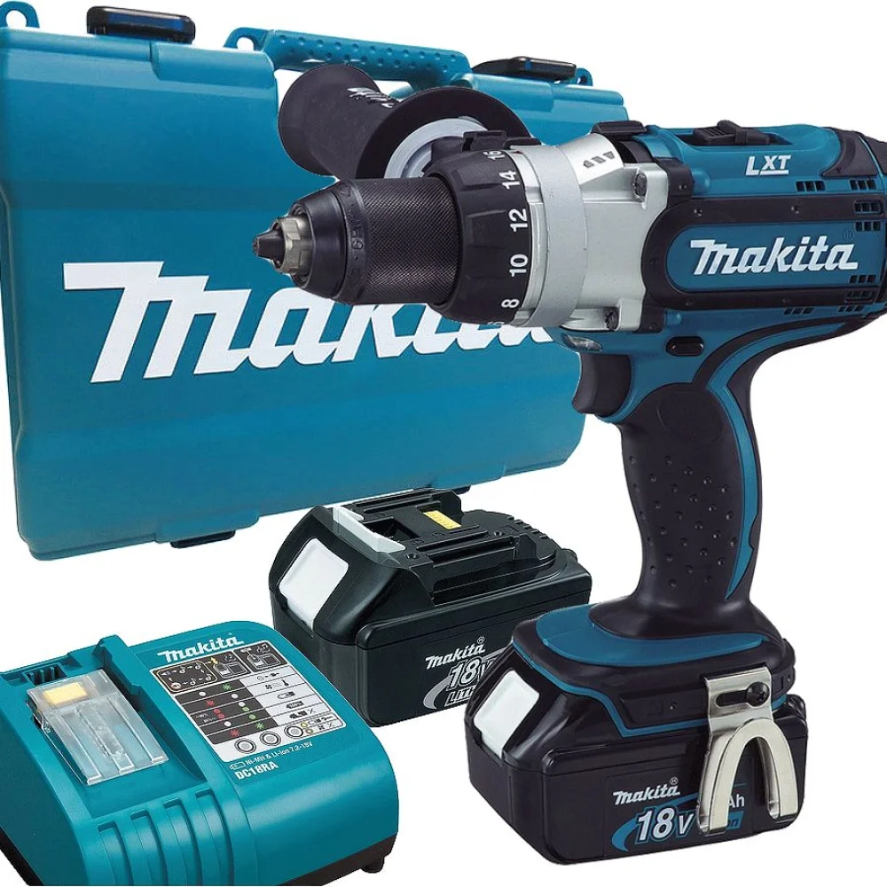 Parafusadeira e Furadeira à Bateria 13mm 18V DDF451RFE Makita