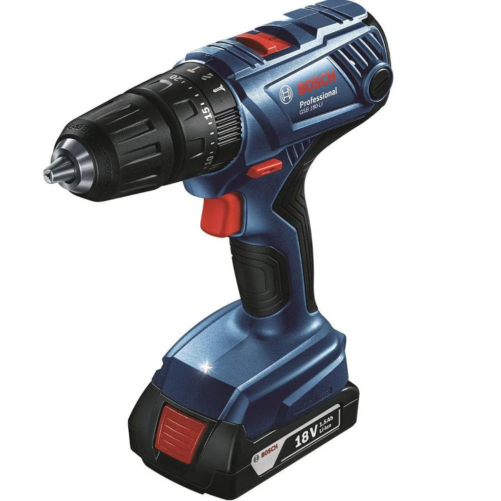 Parafusadeira e Furadeira à Bateria 18V GSB 180-LI Bosch