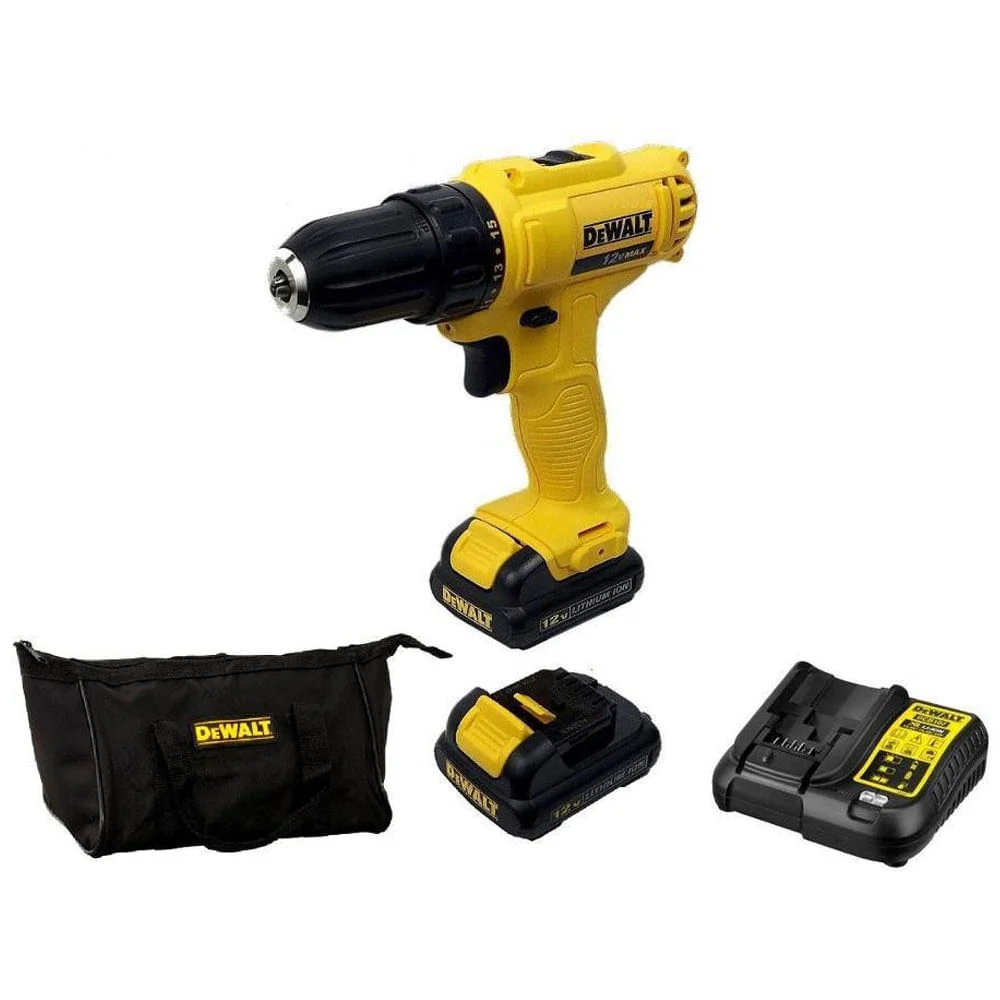 Parafusadeira e Furadeira à Bateria e 2 Baterias e Carregador DCD700CH-BR Dewalt Bivolt