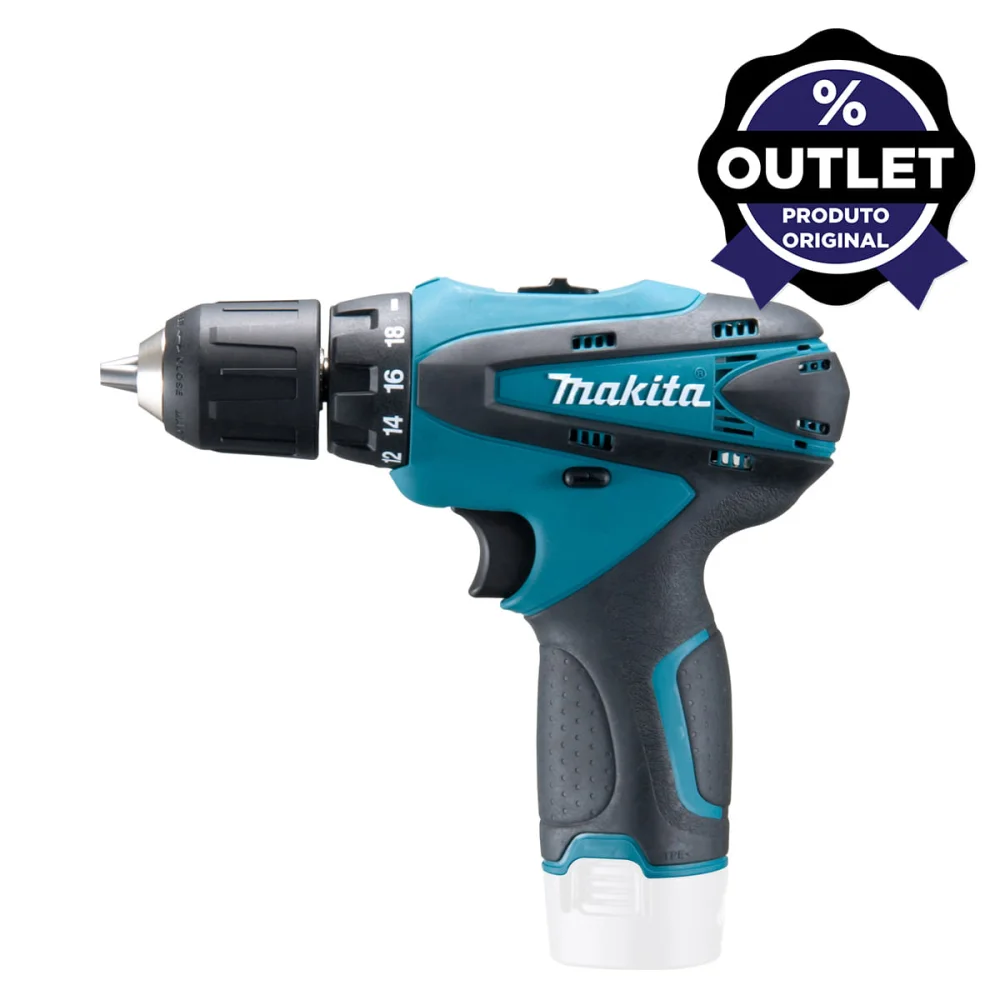 Parafusadeira e Furadeira à BateriaNão acompanha12V 10mm DF330DZ Makita Outlet
